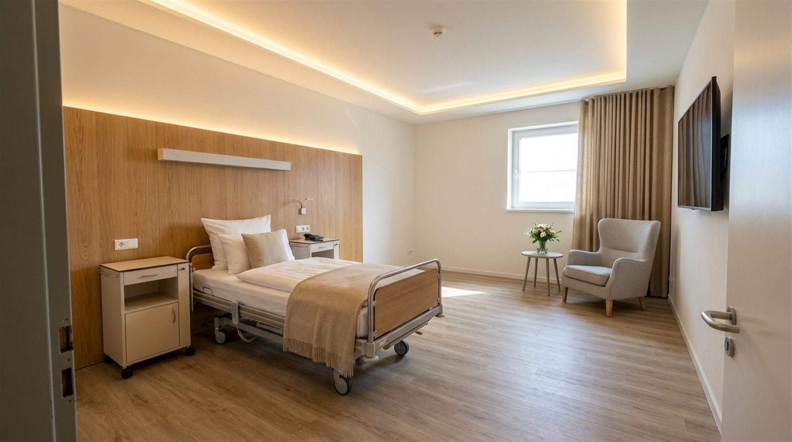 Einbettzimmer als Privatpatient
